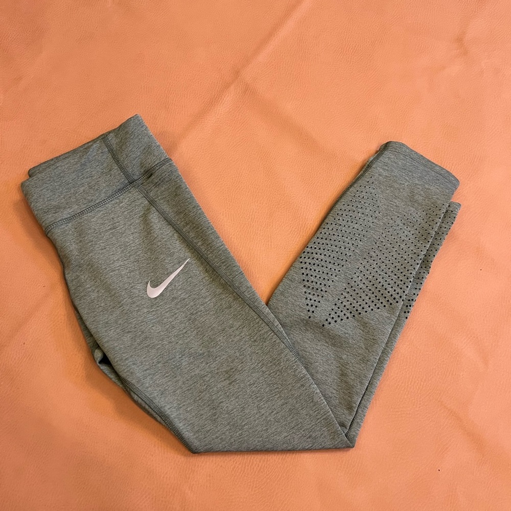 Nike Light Green Running Leggings